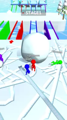 Snow Race!! android App screenshot 1