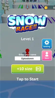 Snow Race!! android App screenshot 5